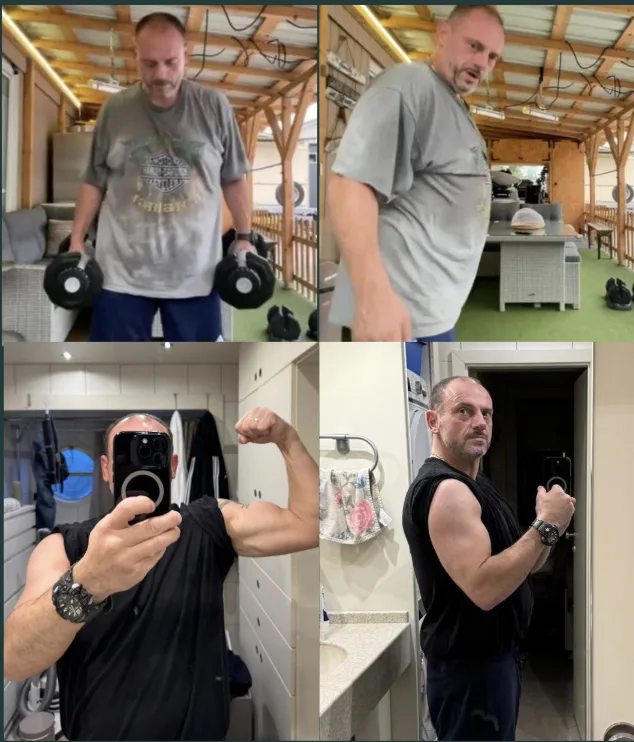 Gilberts Transformation – minus 25 kg in 6 Monaten mit Personal Training von Wadim Matsenyuk
